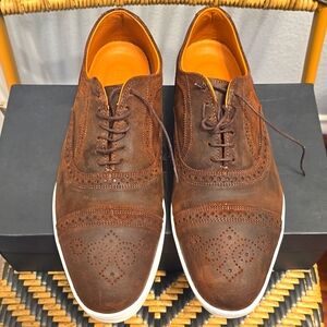 Allen Edmonds Strand Sneakers, size 11 3E, Brown